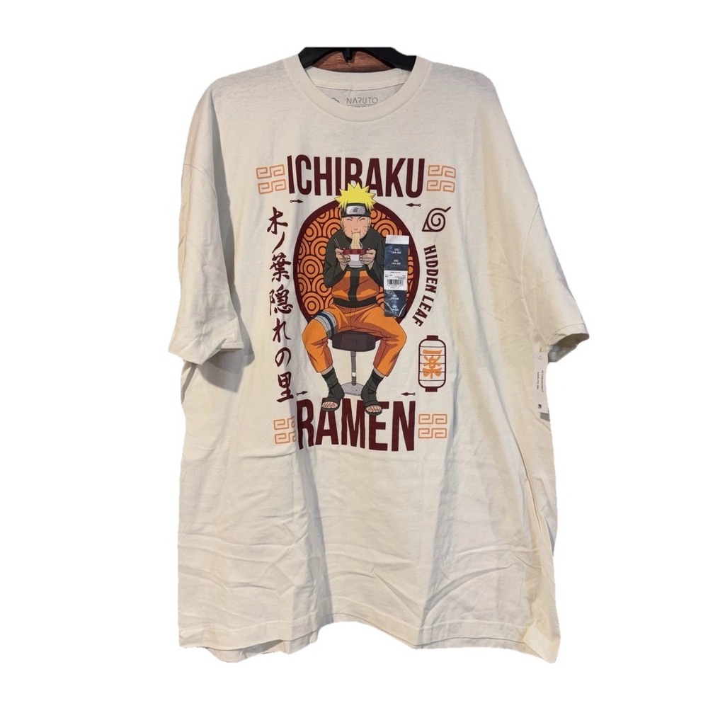 Naruto Shippuden Collection T-Shirt Ichiraku Ramen Noodles Masashi Adult S